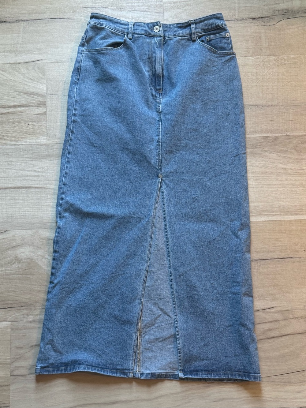 VICI Denim Maxi Skirt